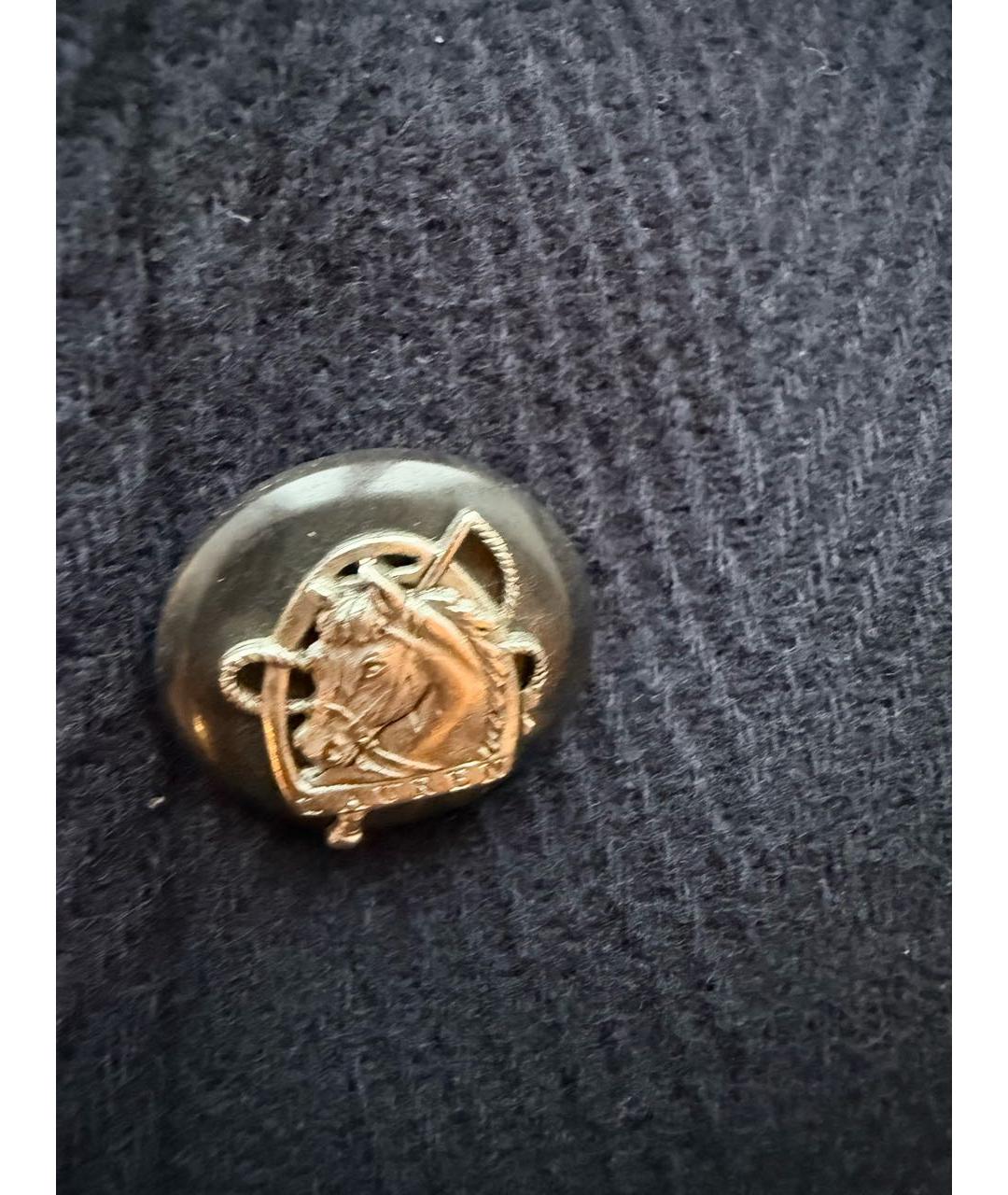 RALPH LAUREN Темно-синий шерстяной жакет/пиджак, фото 3