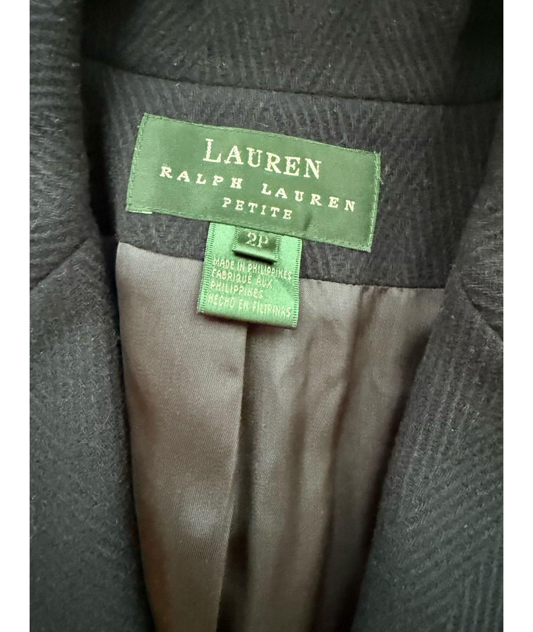 RALPH LAUREN Темно-синий шерстяной жакет/пиджак, фото 5