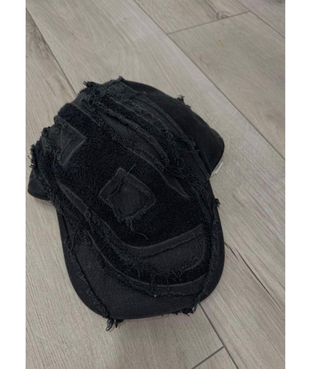DIESEL Черная кепка, фото 6