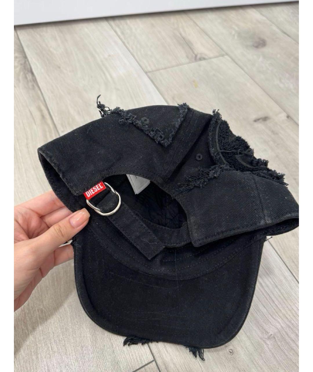 DIESEL Черная кепка, фото 5