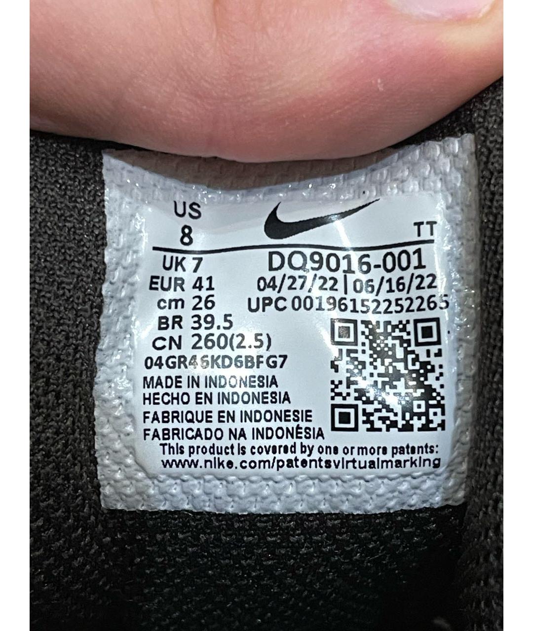 NIKE Мульти текстильные низкие кроссовки / кеды, фото 6