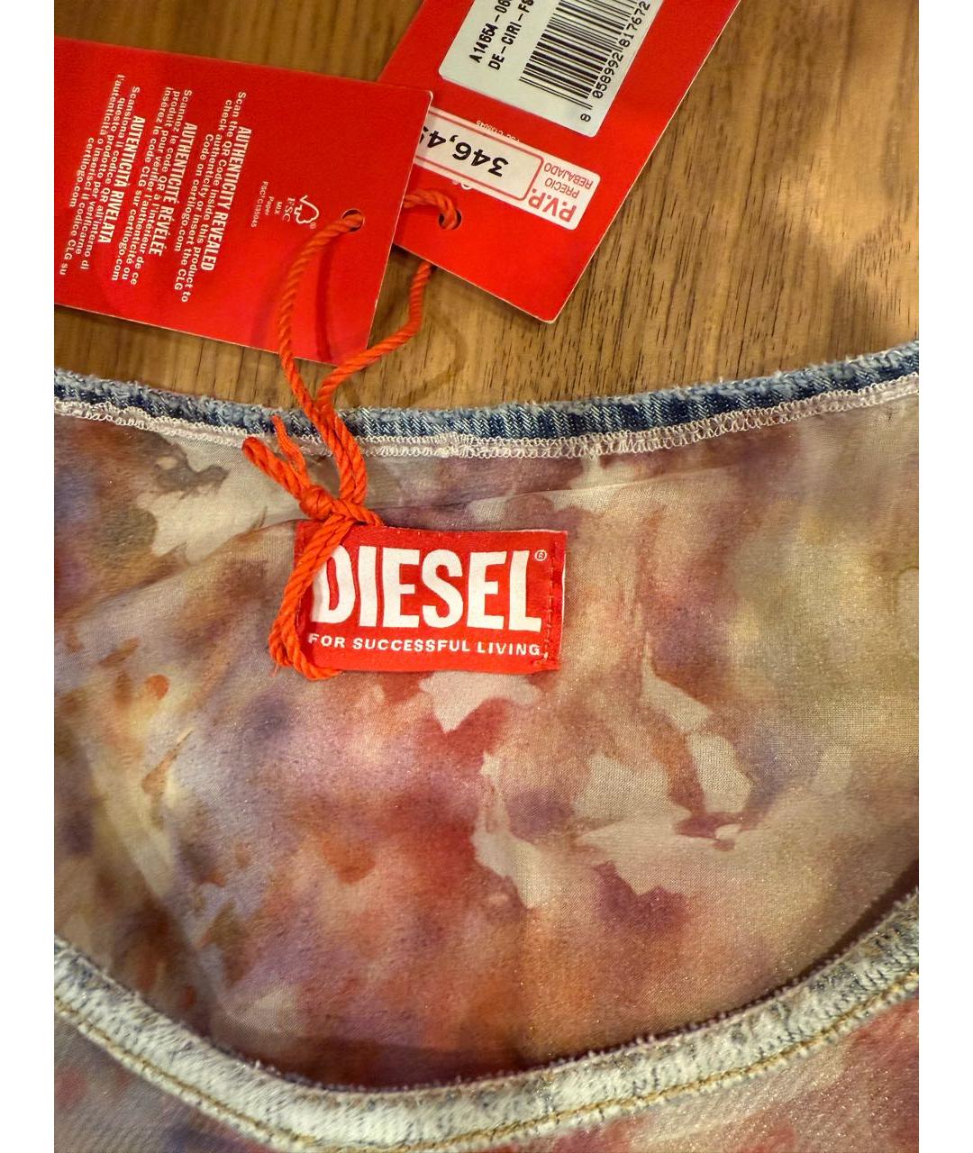 DIESEL Мульти деним майка, фото 3