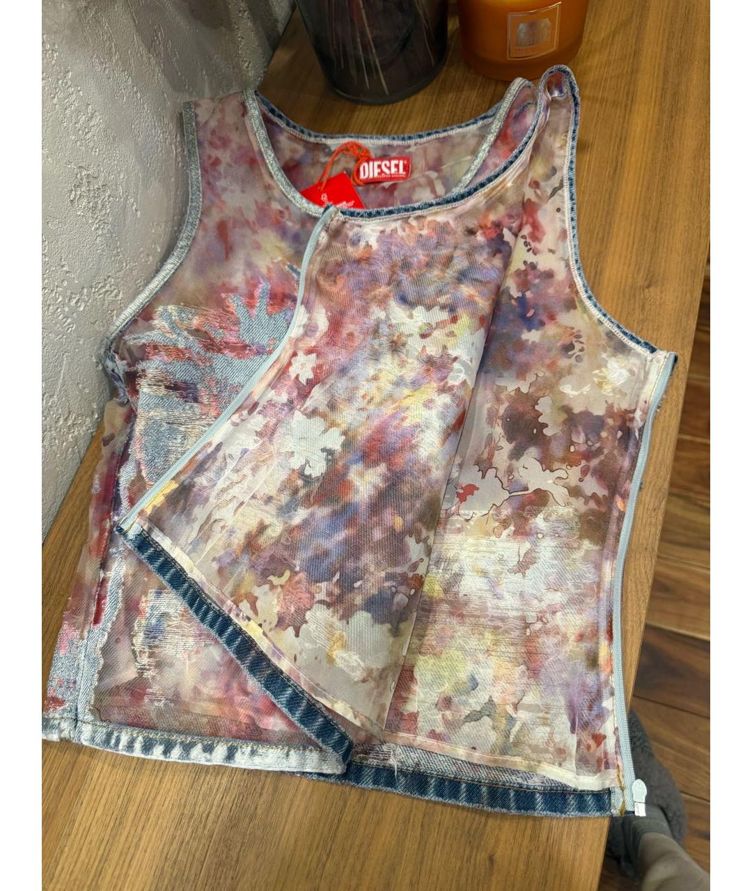 DIESEL Мульти деним майка, фото 5