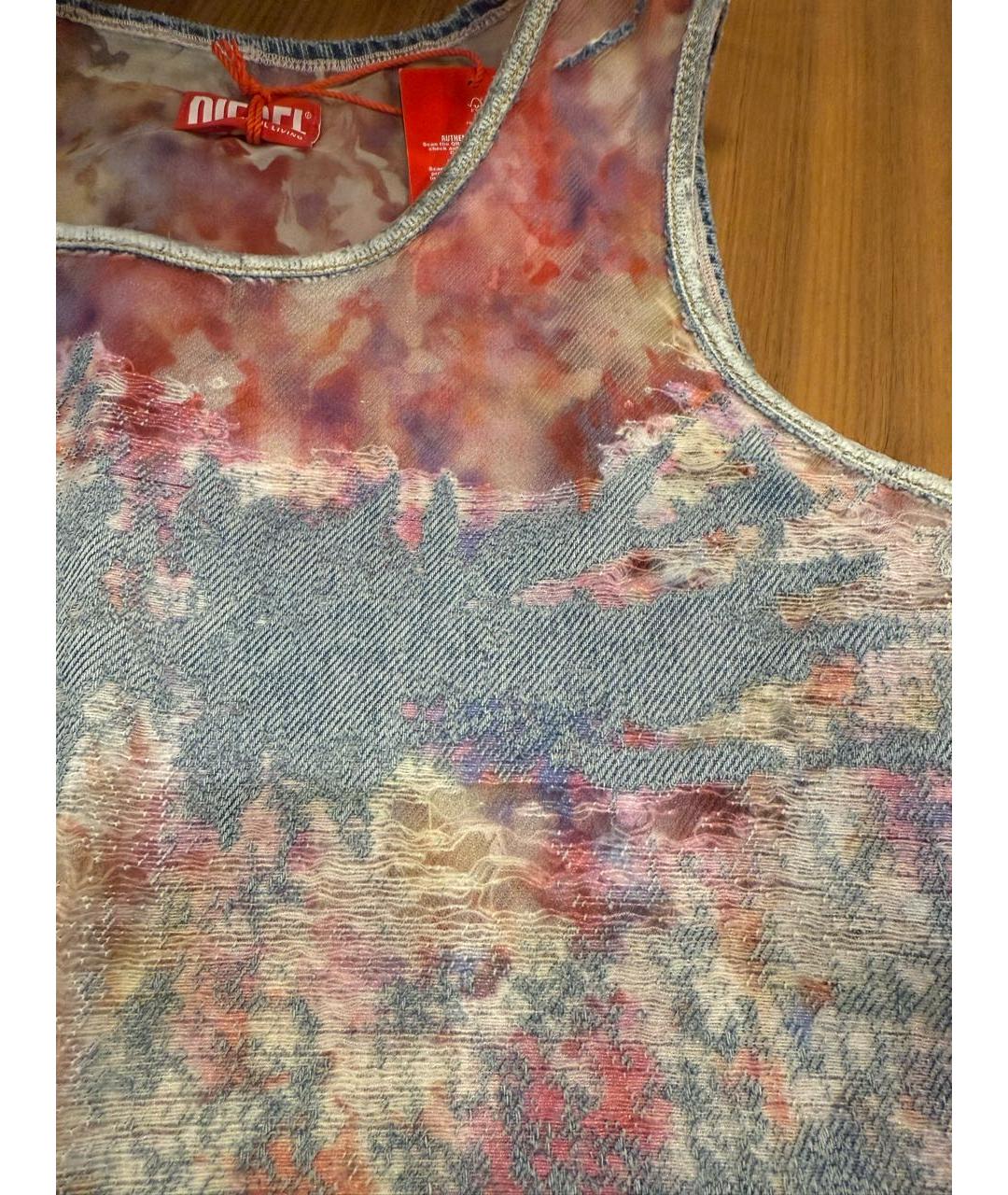 DIESEL Мульти деним майка, фото 4