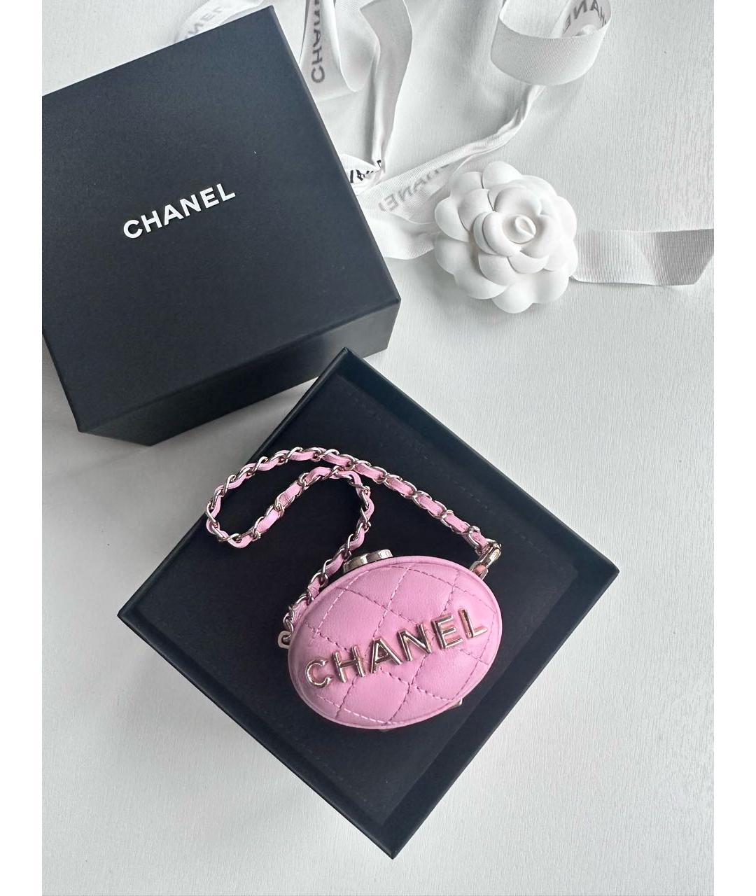 CHANEL Розовый брелок, фото 2