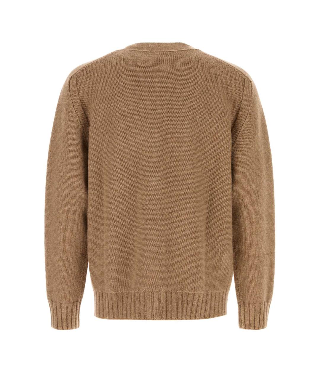 BOTTEGA VENETA Бежевый шерстяной кардиган, фото 2