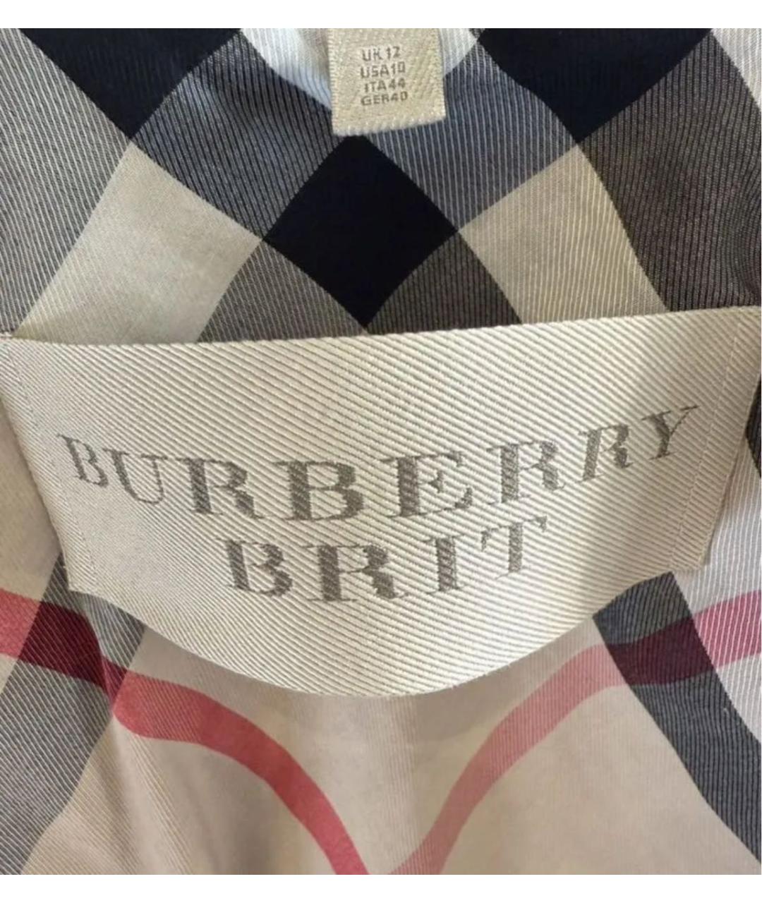 BURBERRY Черное шерстяное пальто, фото 3