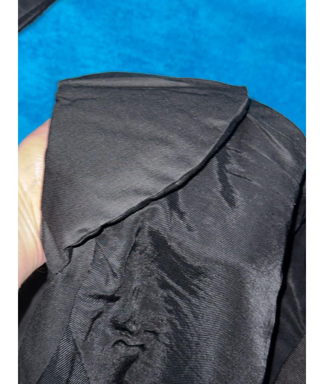 ANN DEMEULEMEESTER Черный хлопковый жилет, фото 4