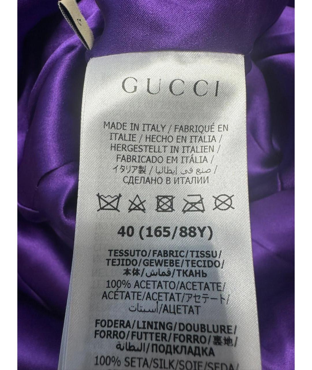 GUCCI Розовое шелковое вечернее платье, фото 8