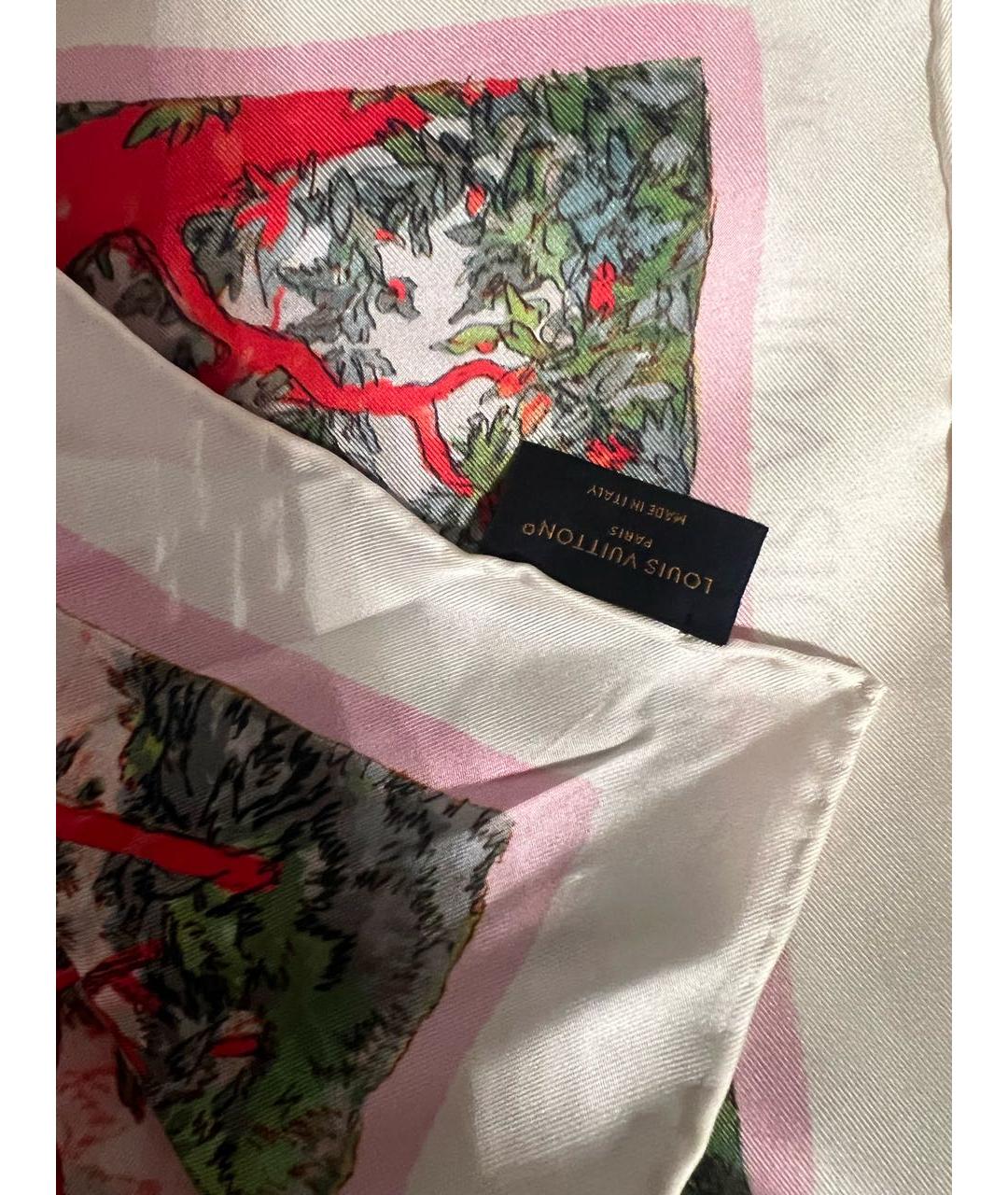 LOUIS VUITTON Мульти шелковый платок, фото 3