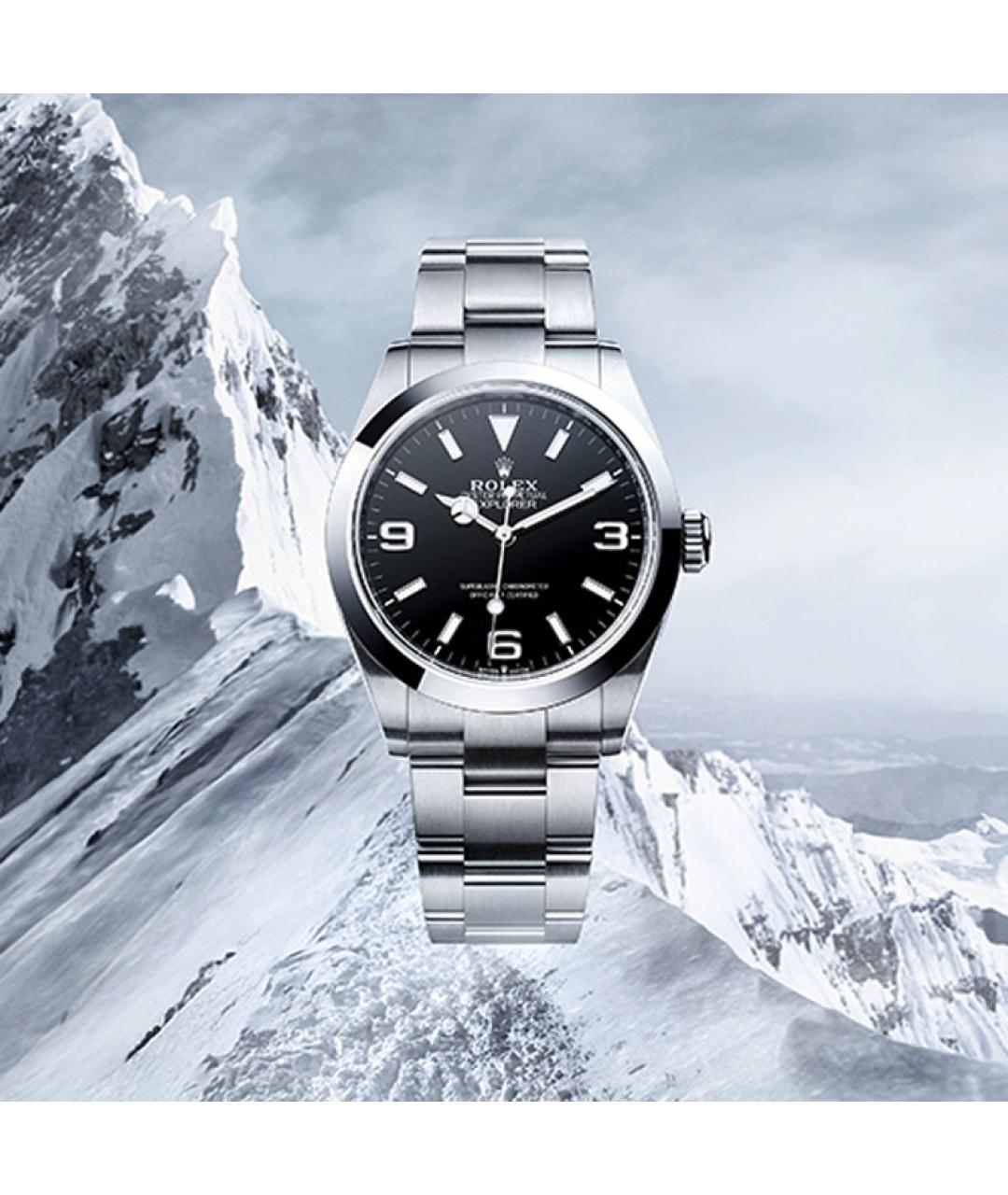 ROLEX Серебряные часы, фото 5