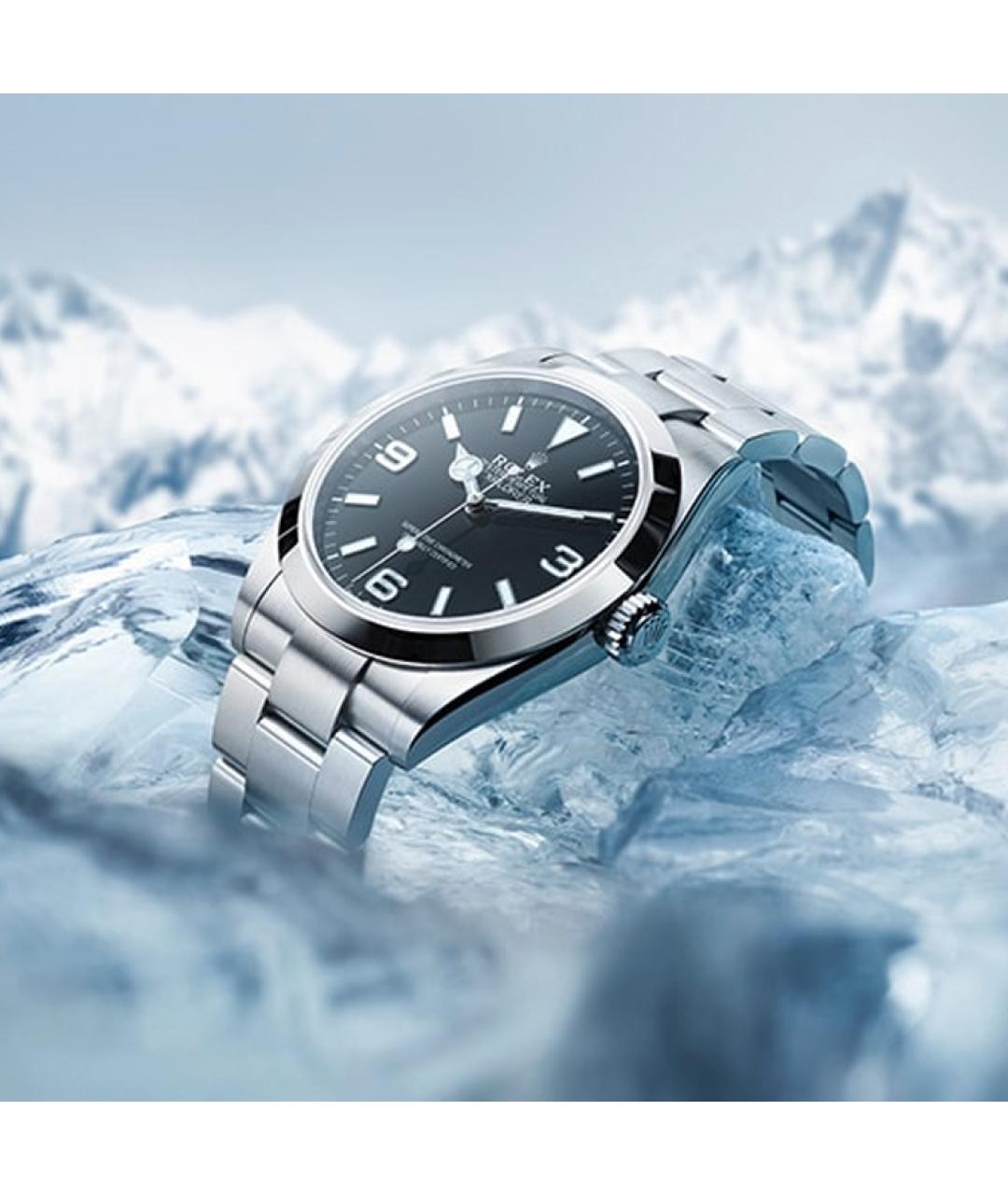 ROLEX Серебряные часы, фото 4