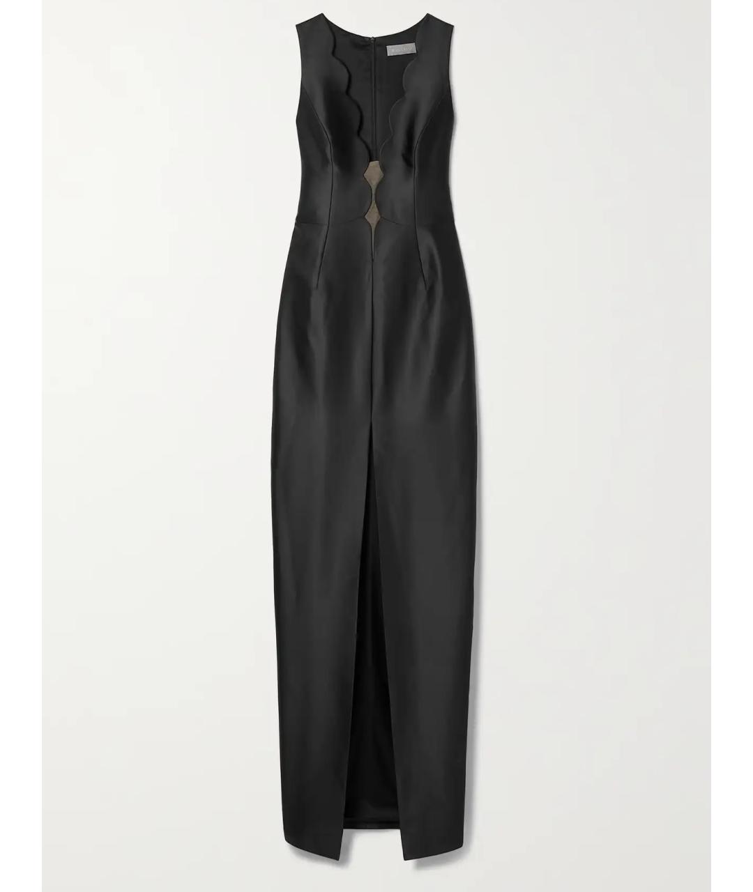 RASARIO Черное атласное коктейльное платье, фото 4