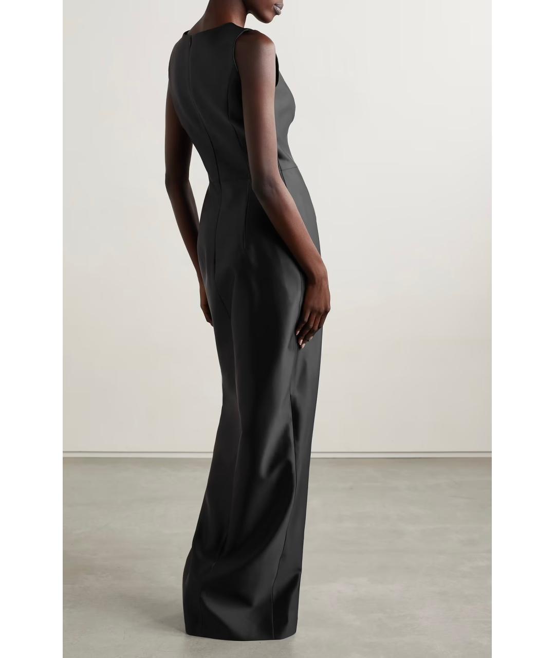 RASARIO Черное атласное коктейльное платье, фото 3