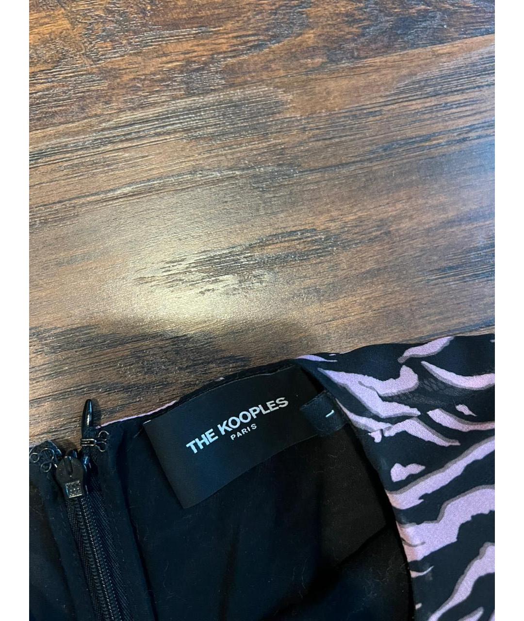 THE KOOPLES Мульти вискозное коктейльное платье, фото 3