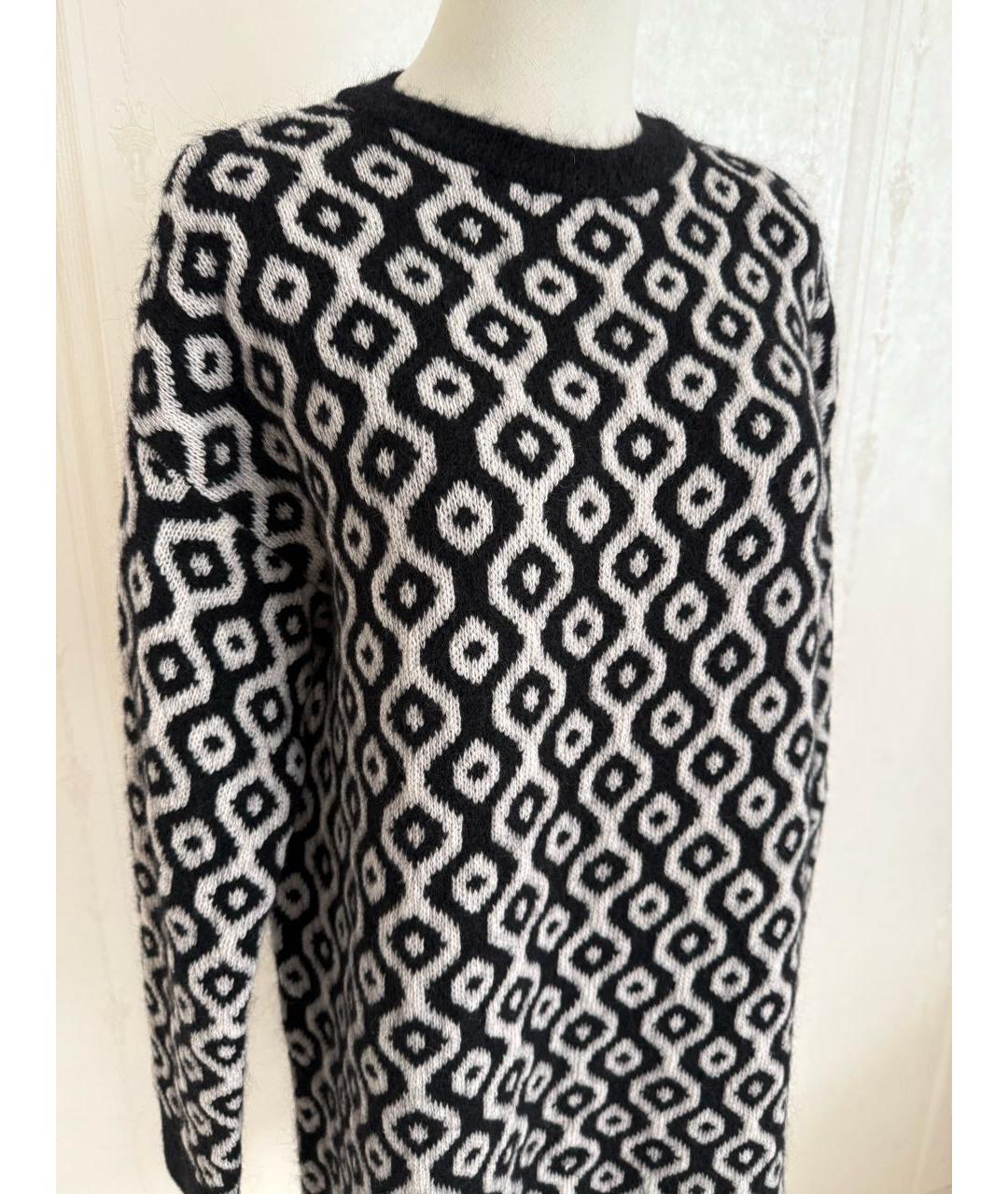 'S MAX MARA Черное шелковое повседневное платье, фото 8