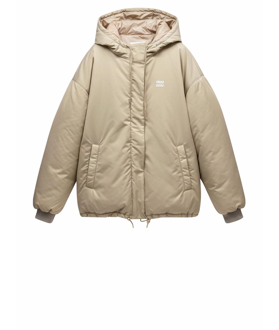 MIU MIU Бежевая куртка, фото 1