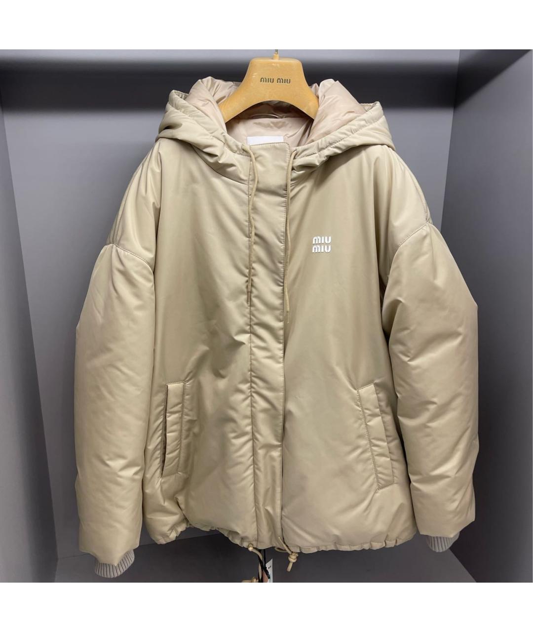 MIU MIU Бежевая куртка, фото 8