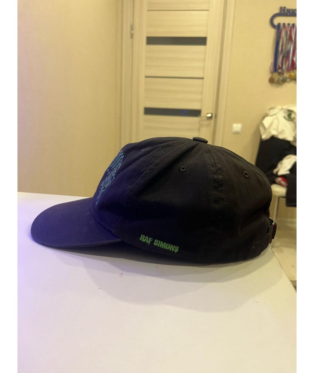 RAF SIMONS Черная хлопковая кепка/бейсболка, фото 3