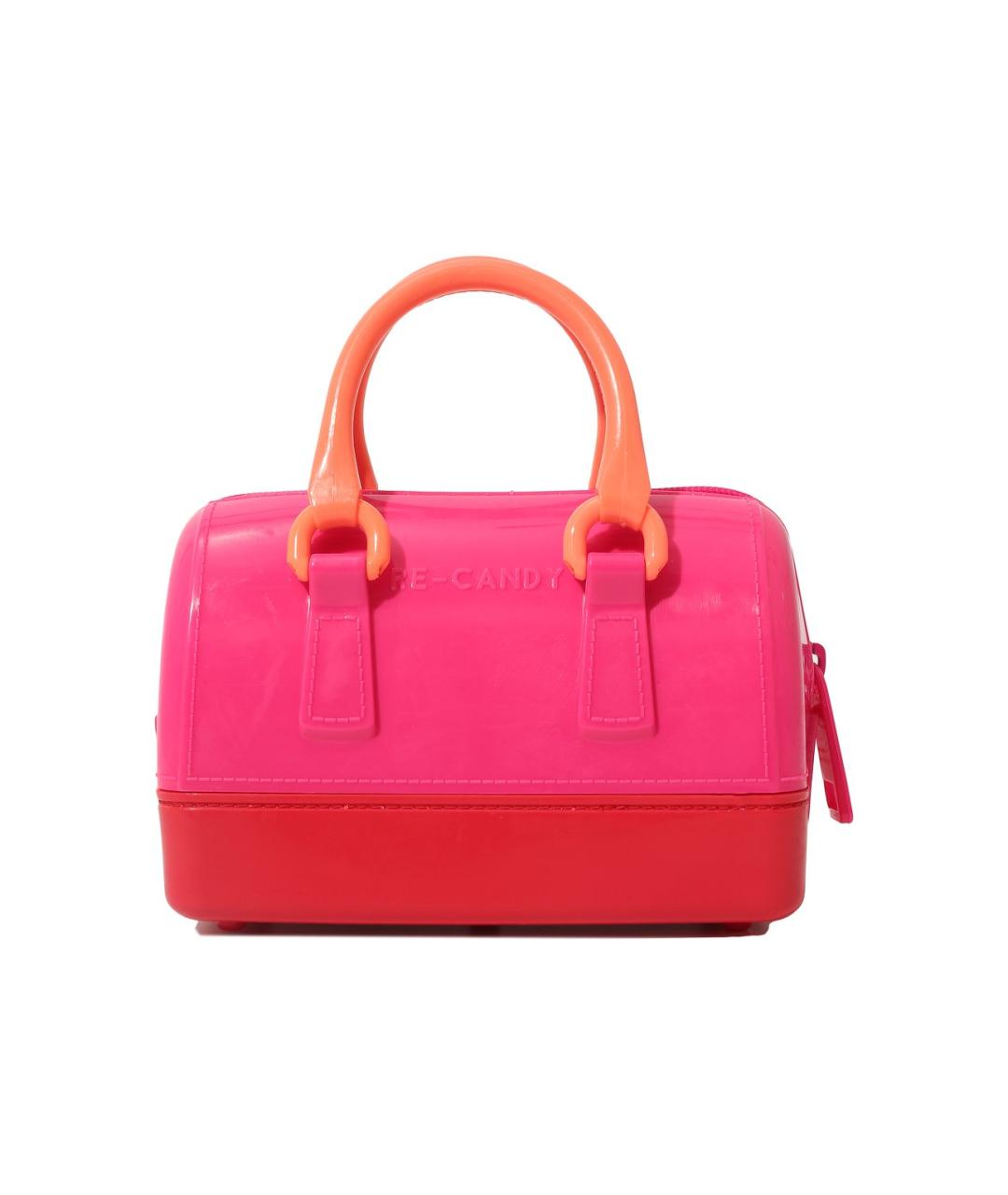 FURLA Розовая синтетическая сумка через плечо, фото 3