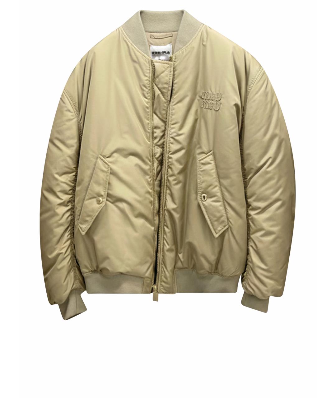 MIU MIU Бежевая куртка, фото 1