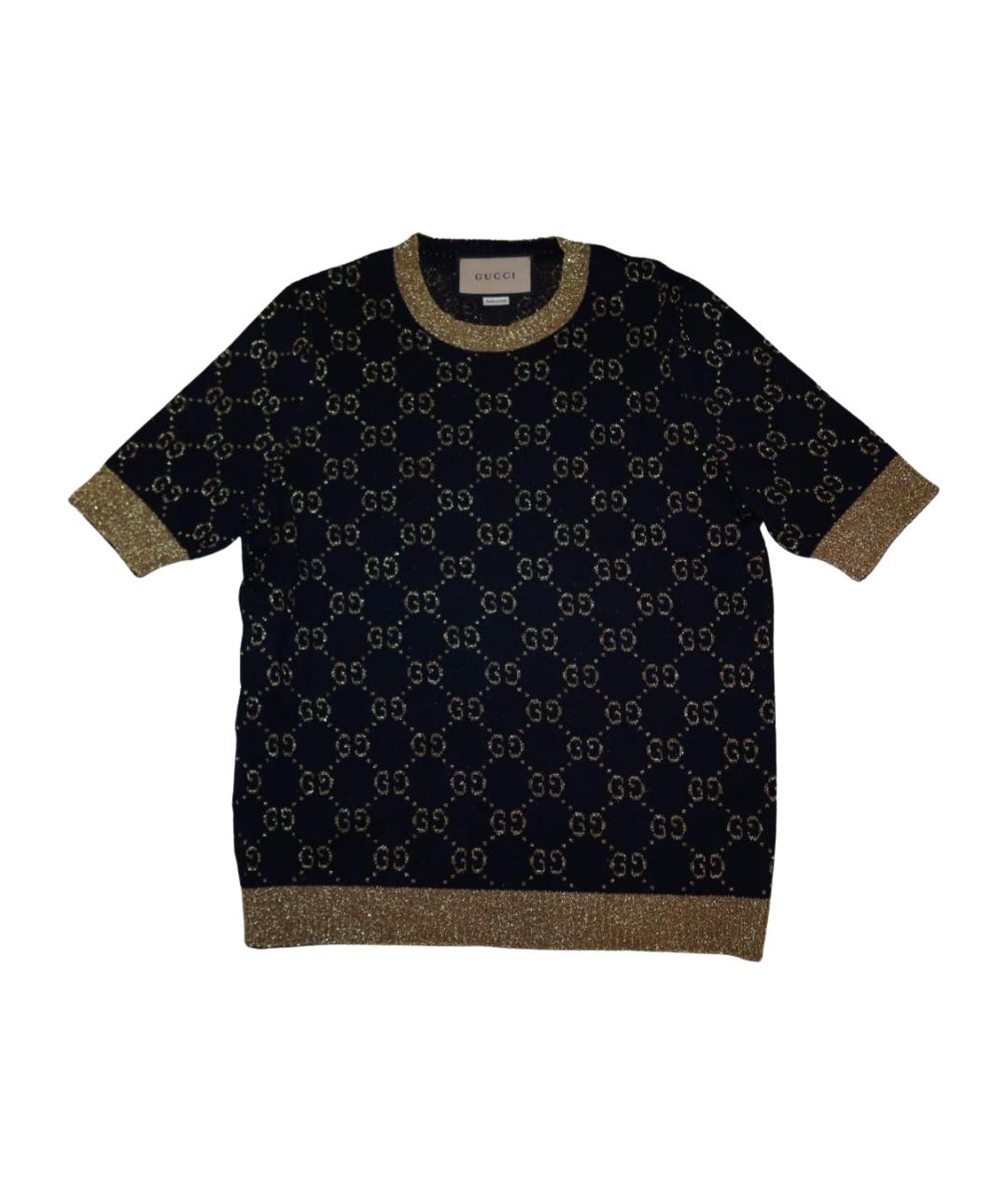 GUCCI Темно-синий шерстяной джемпер / свитер, фото 1