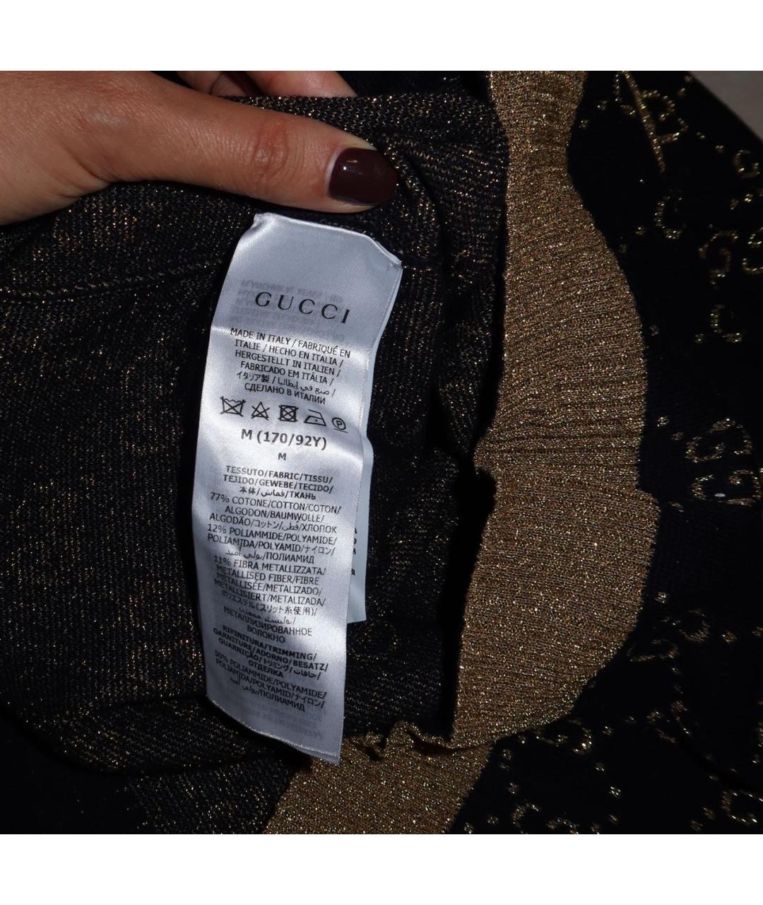 GUCCI Темно-синий шерстяной джемпер / свитер, фото 3