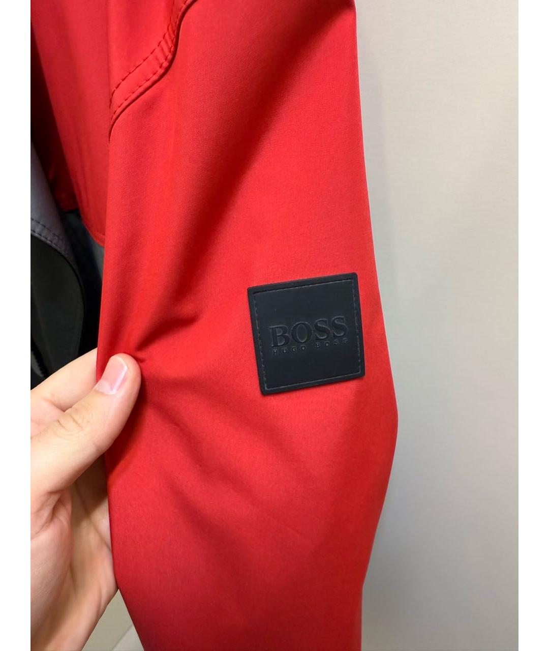 HUGO BOSS Красная полиэстеровая куртка, фото 5