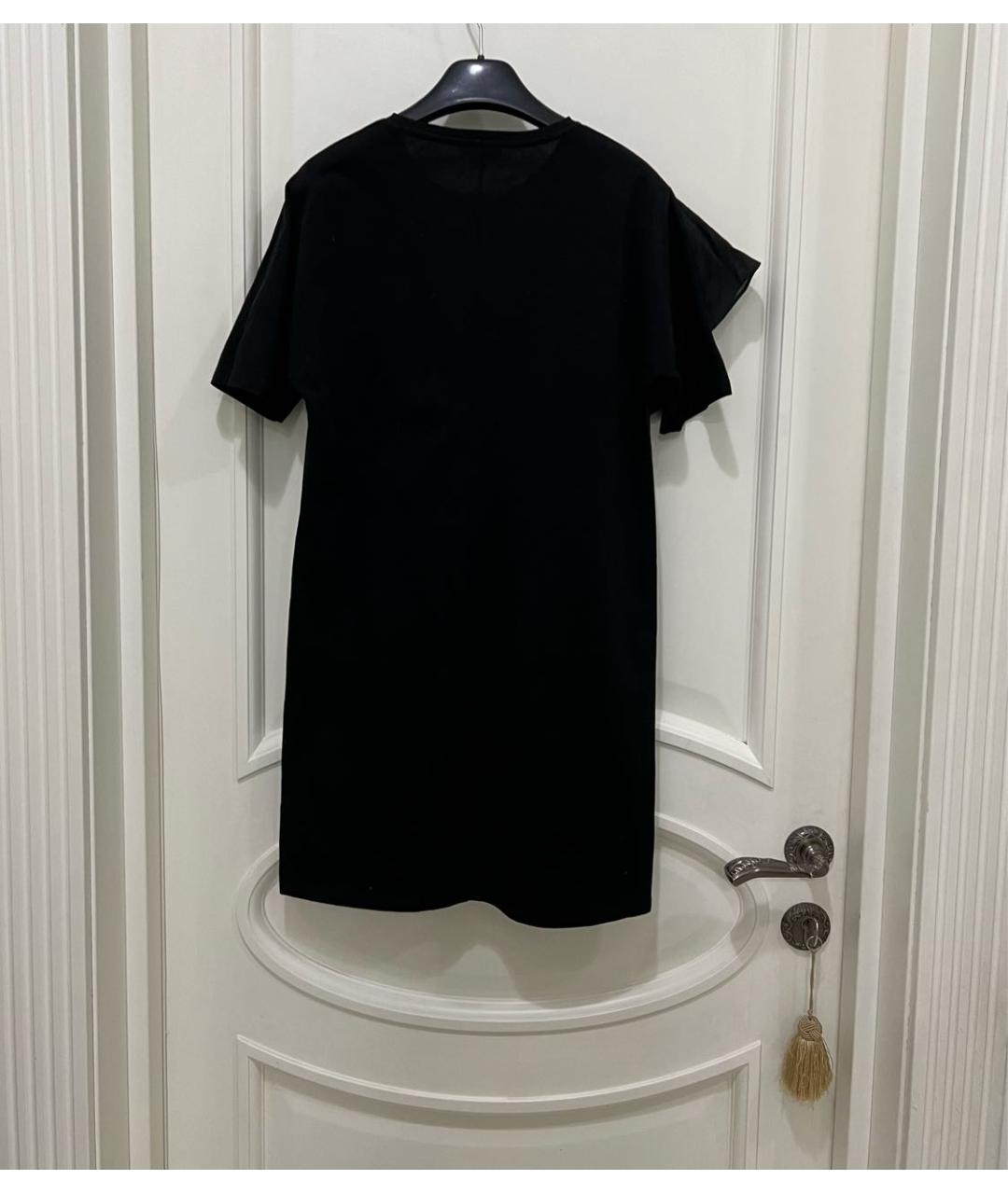 COS Черное хлопковое коктейльное платье, фото 5