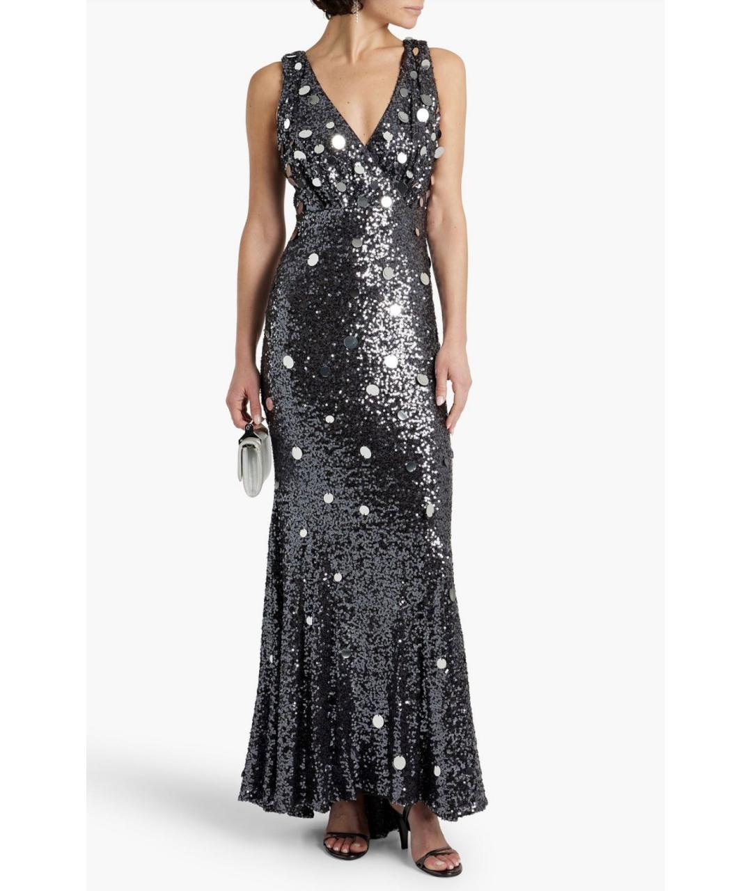 BADGLEY MISCHKA Черное коктейльное платье, фото 2