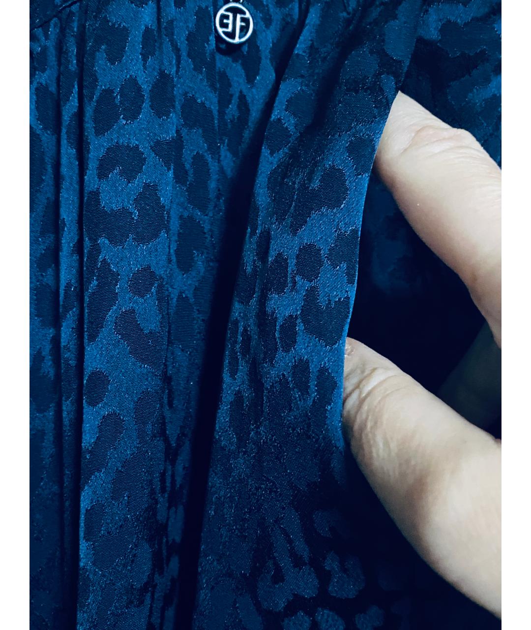 VALENTINO Синий шерстяной костюм с юбками, фото 8