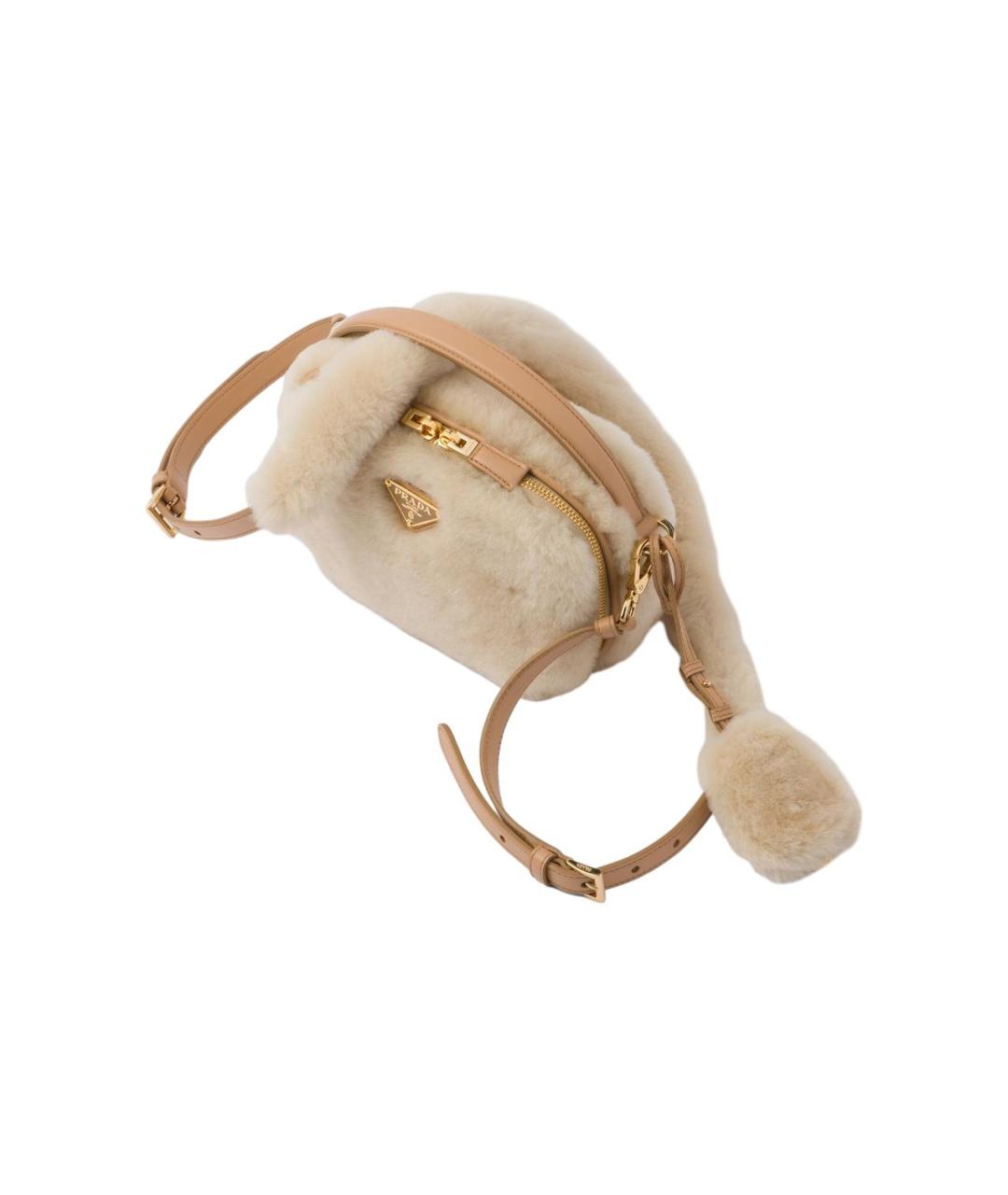 PRADA Бежевая сумка через плечо, фото 2