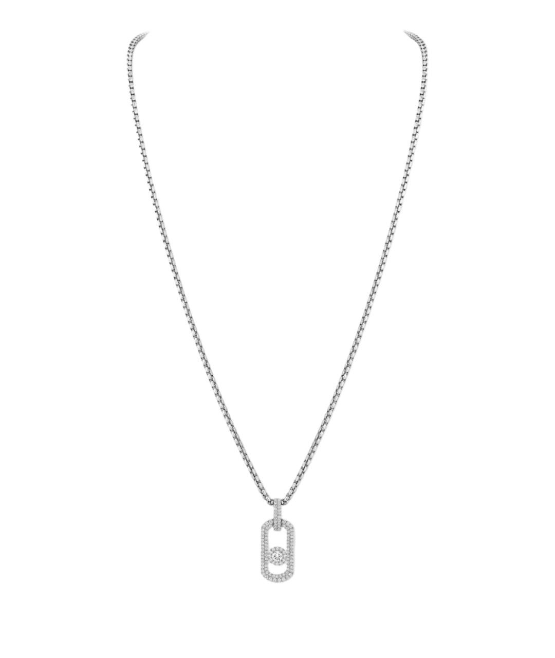 MESSIKA Серебряная цепочка/подвеска из белого золота, фото 6