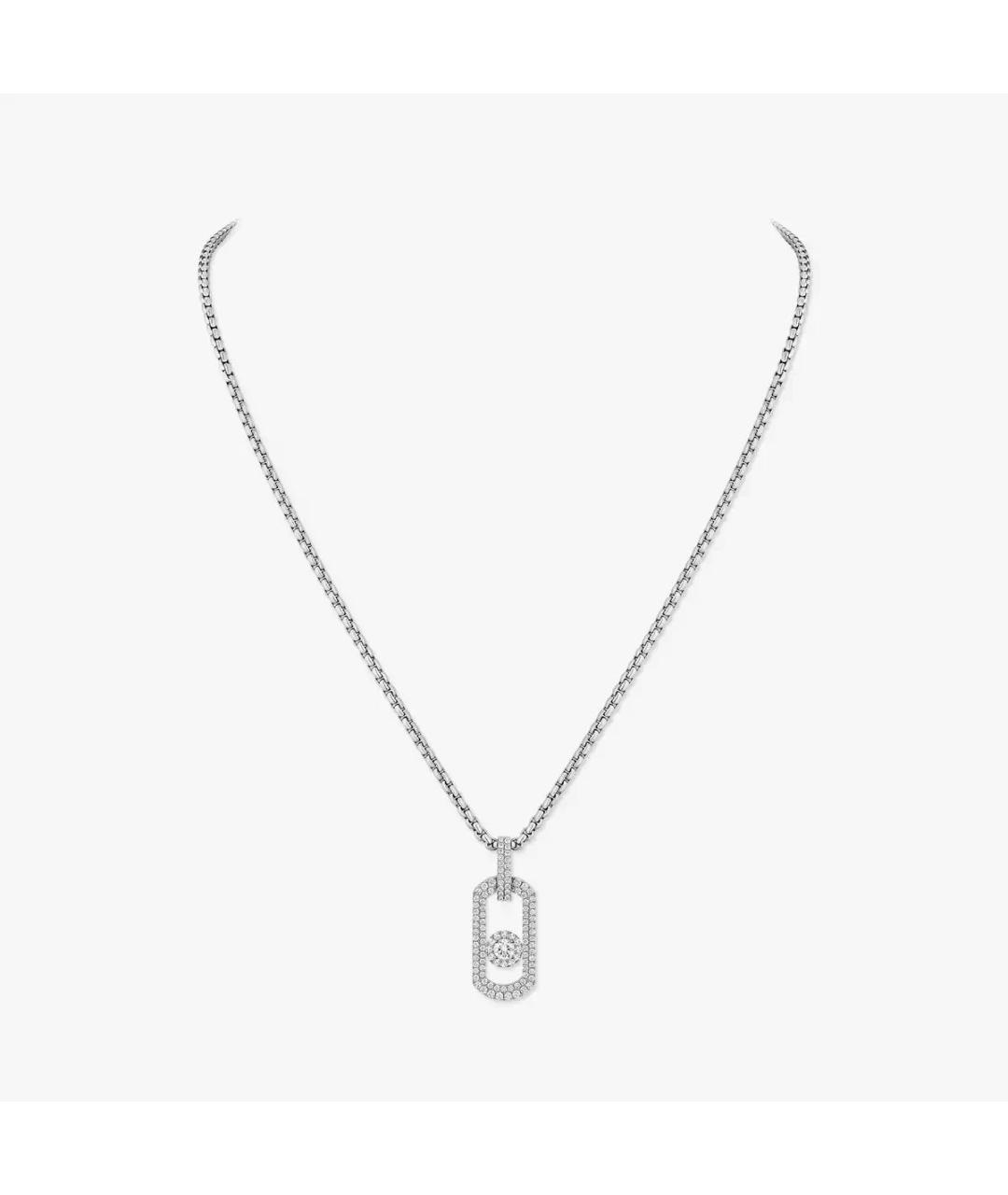 MESSIKA Серебряная цепочка/подвеска из белого золота, фото 2