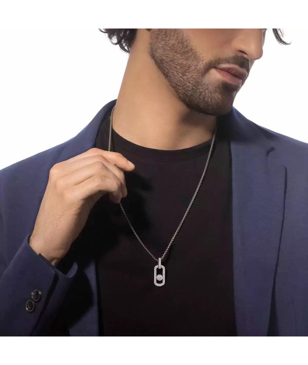 MESSIKA Серебряная цепочка/подвеска из белого золота, фото 3