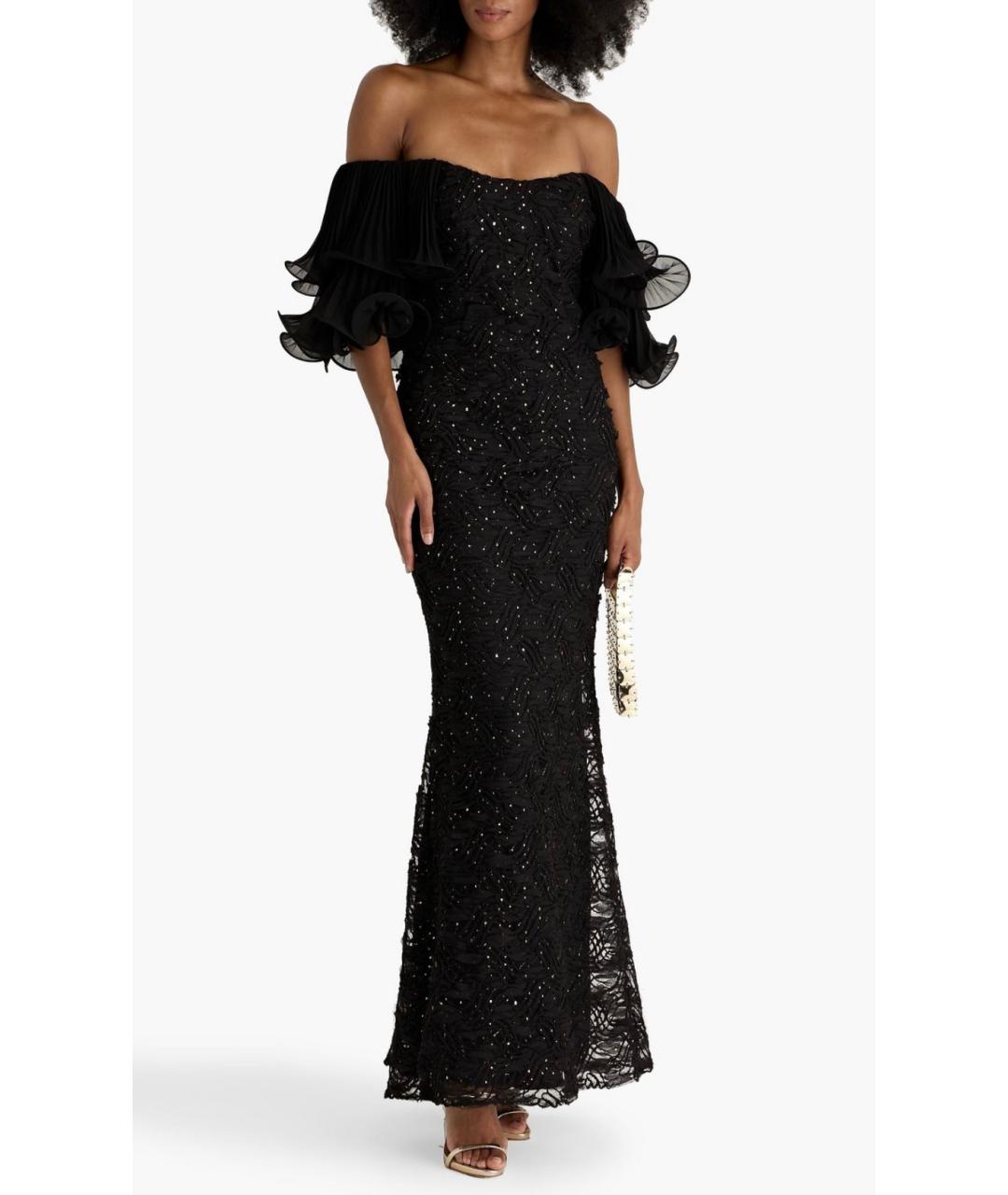 BADGLEY MISCHKA Черное коктейльное платье, фото 2