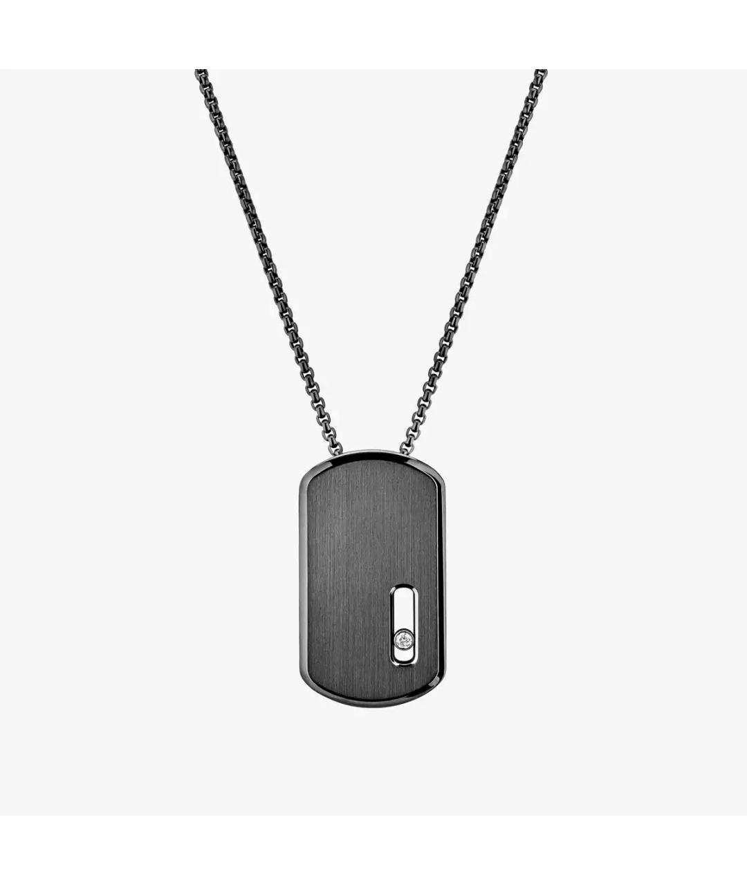 MESSIKA Антрацитовая цепочка/подвеска, фото 2