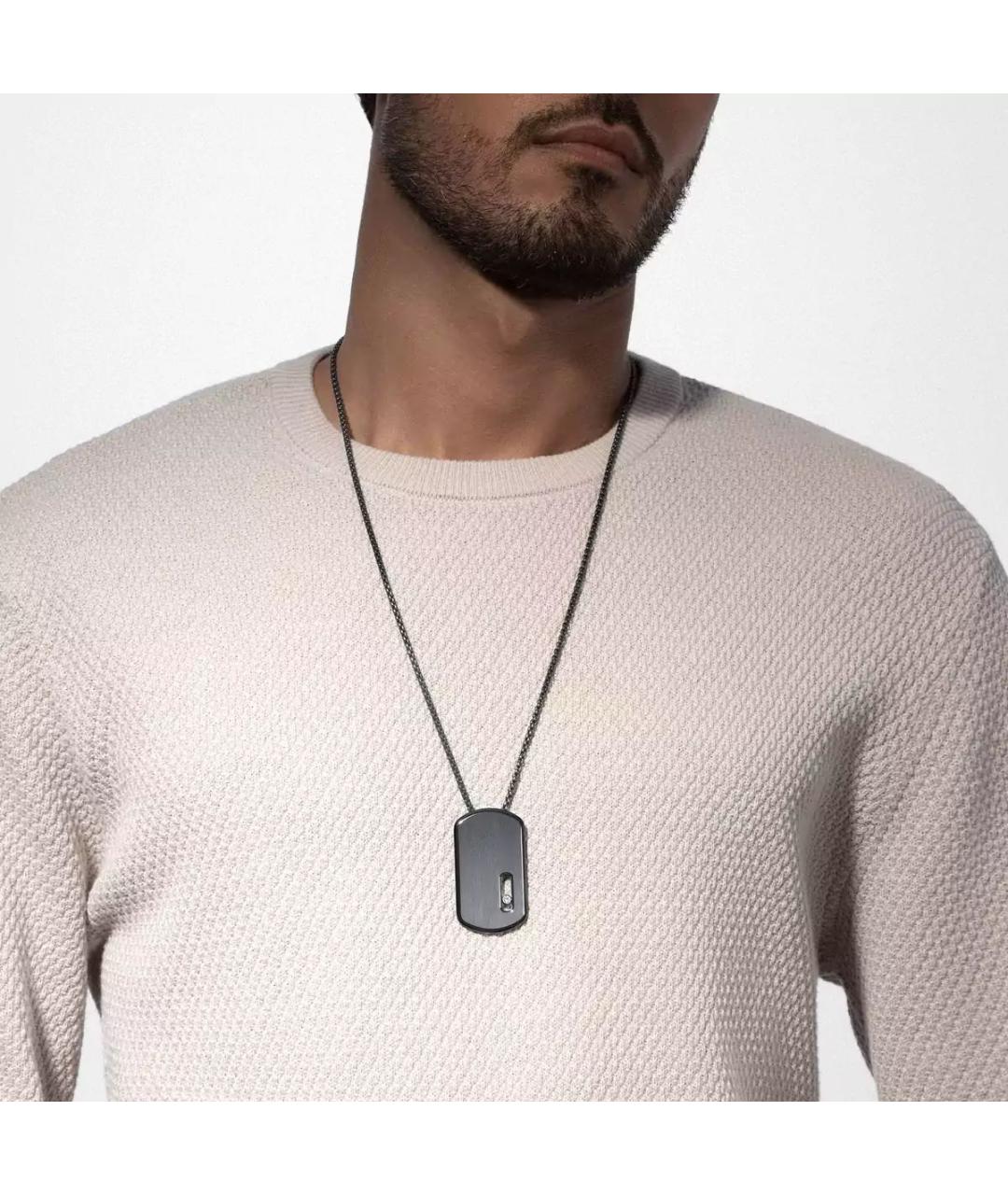 MESSIKA Антрацитовая цепочка/подвеска, фото 4