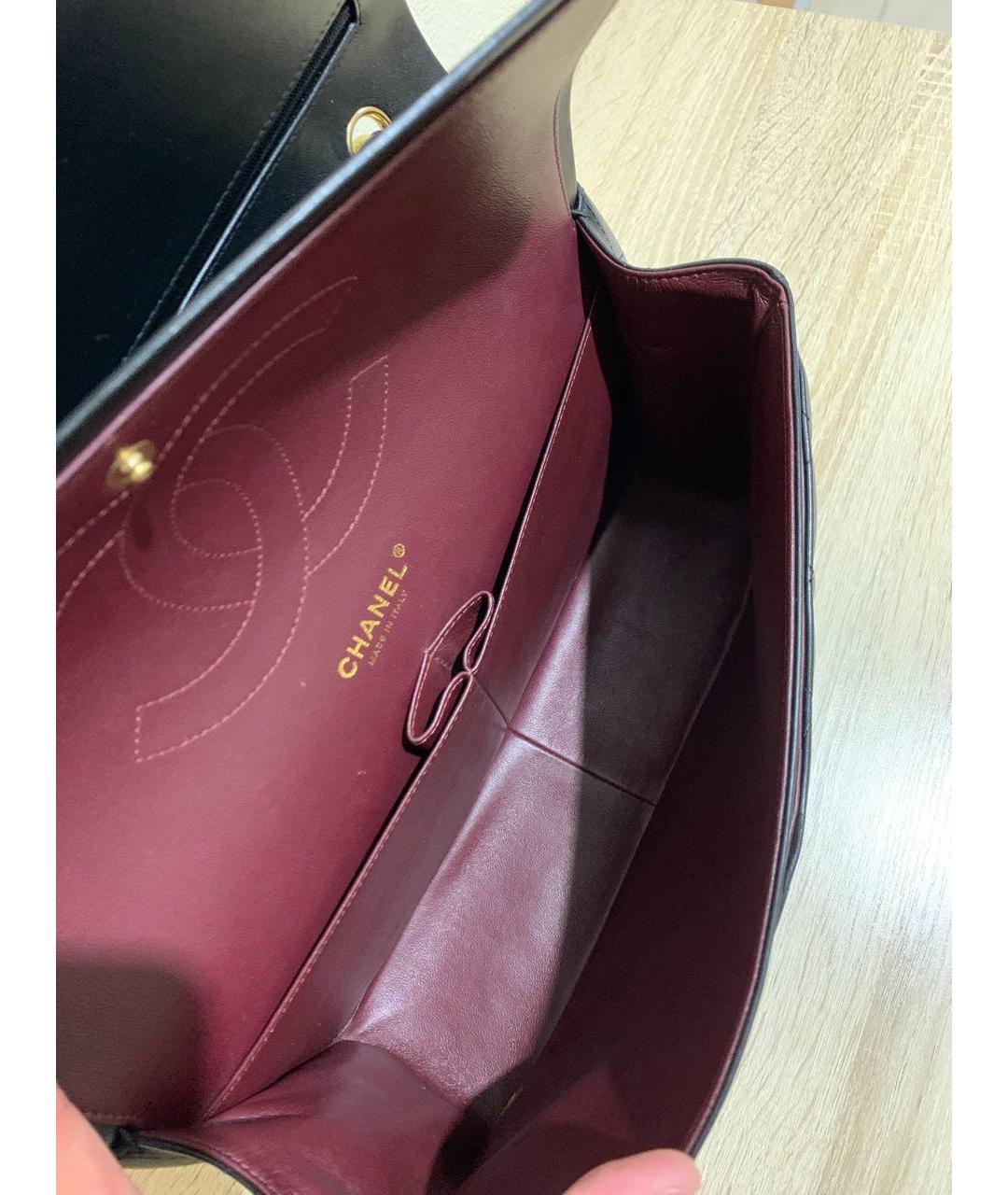 CHANEL Черная кожаная сумка через плечо, фото 5