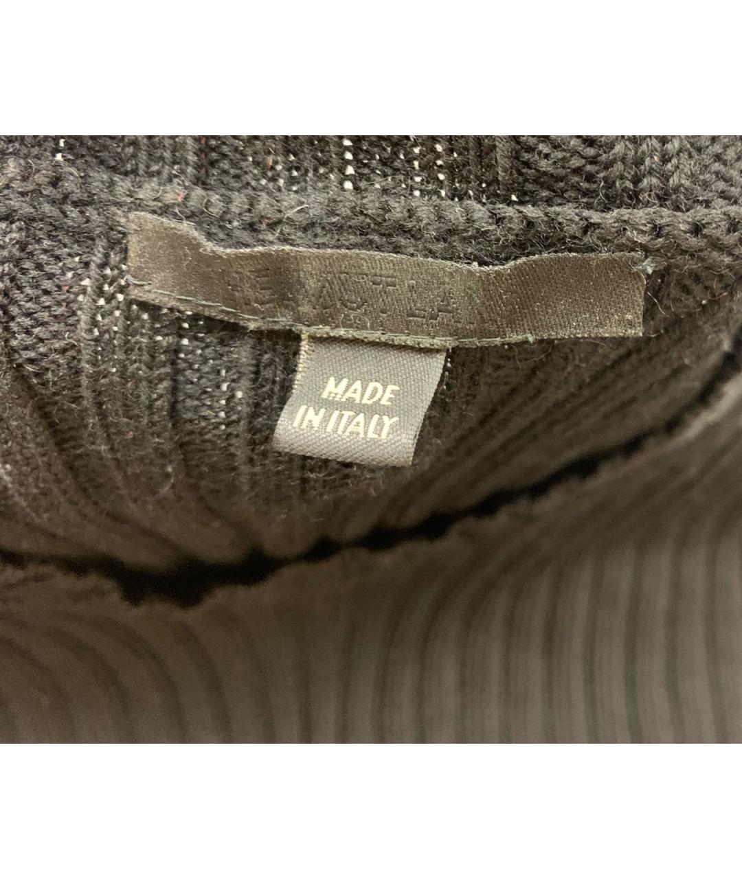 HELMUT LANG Черный шерстяной джемпер / свитер, фото 3