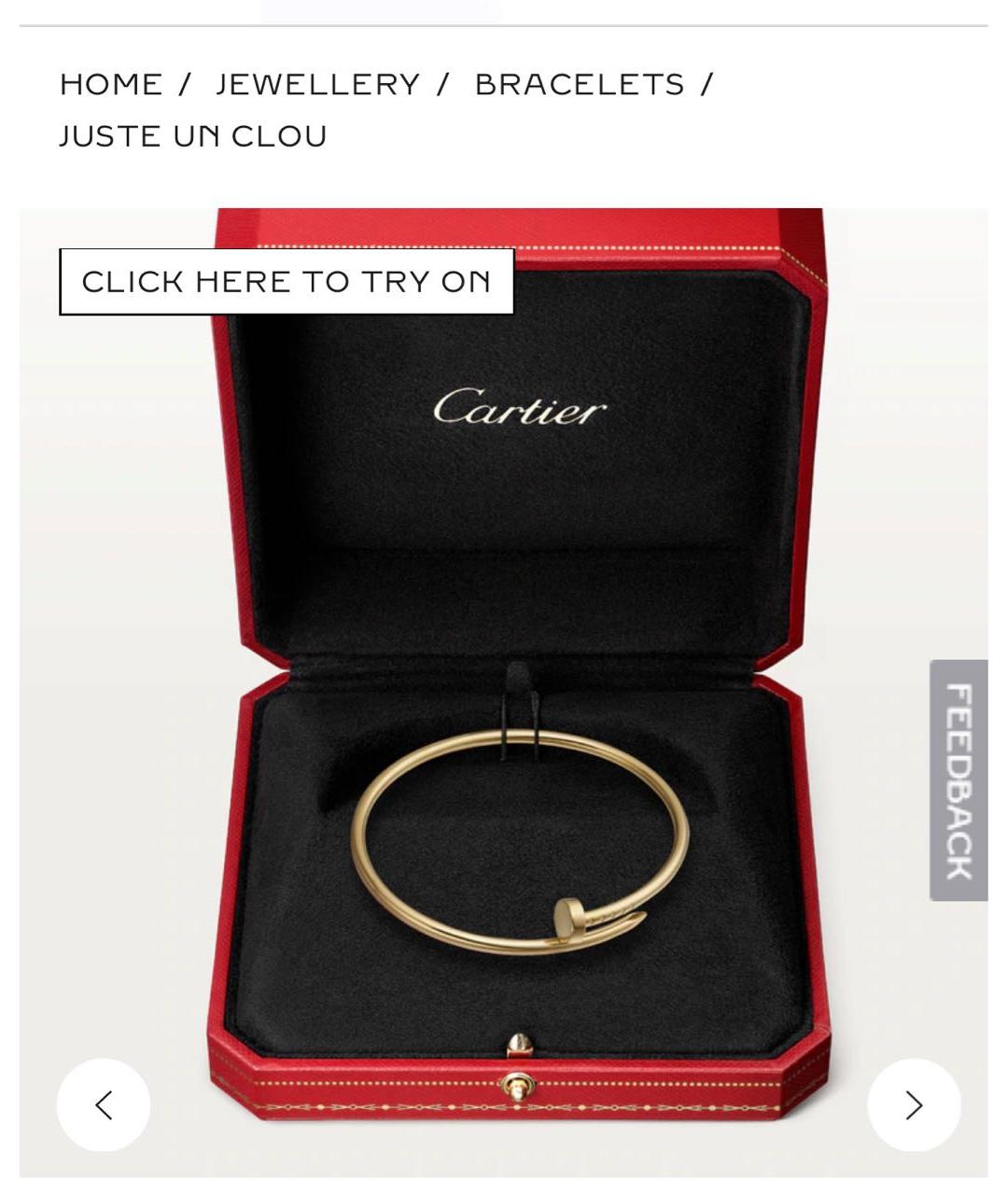 CARTIER Золотой браслет из желтого золота, фото 7