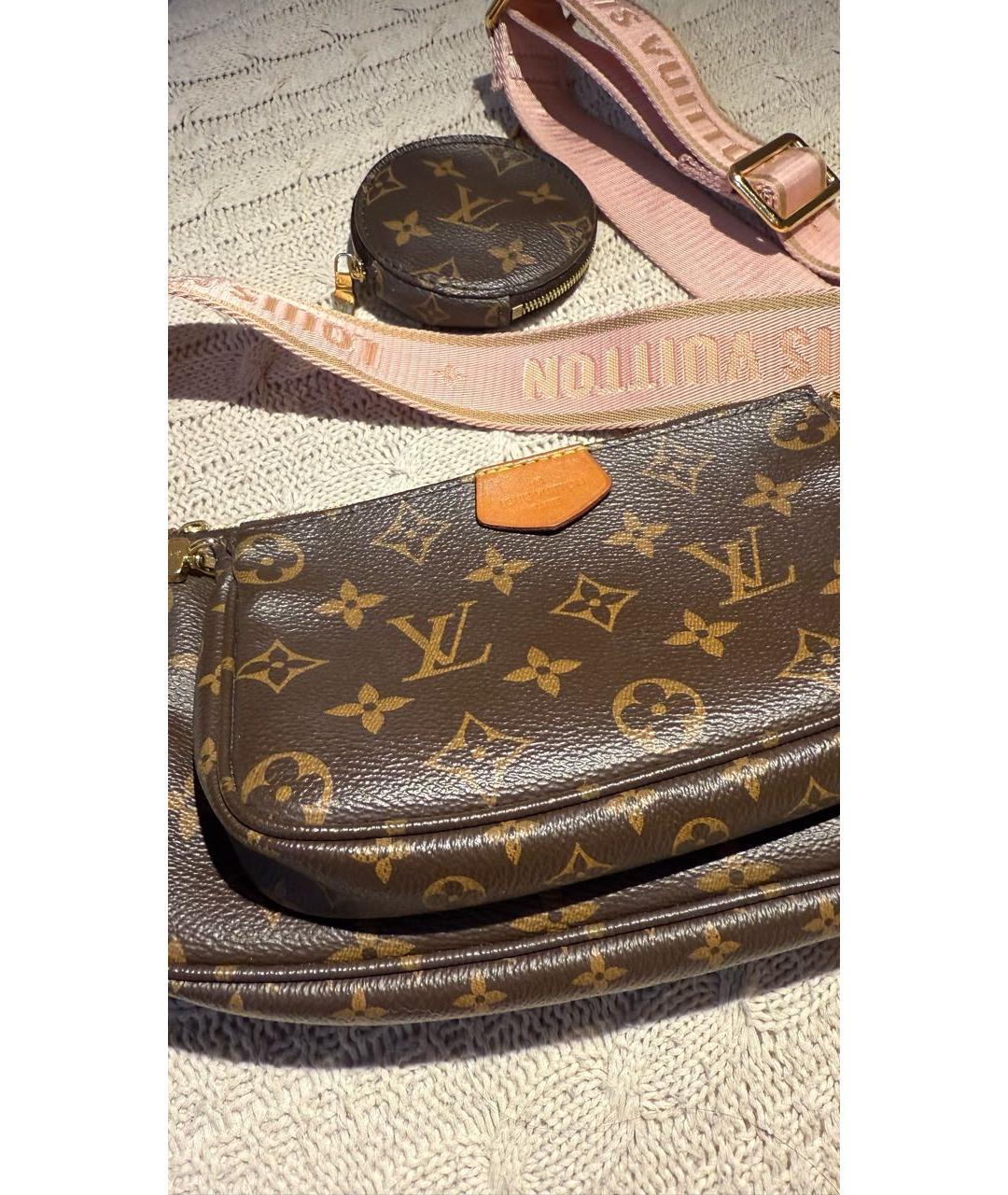 LOUIS VUITTON Коричневая сумка через плечо, фото 2
