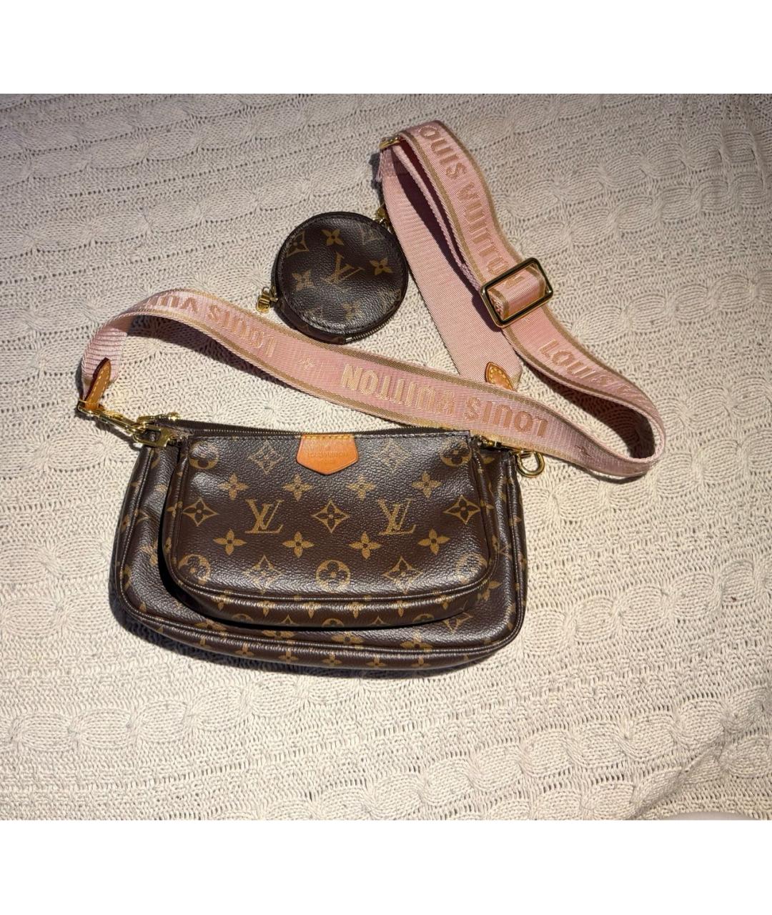 LOUIS VUITTON Коричневая сумка через плечо, фото 7