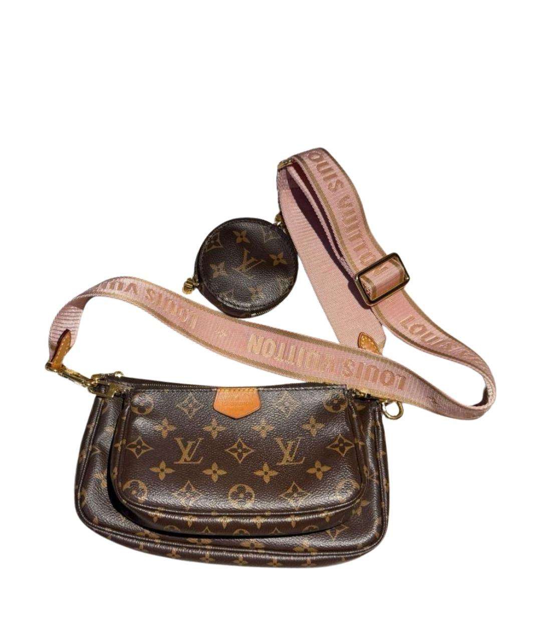 LOUIS VUITTON Коричневая сумка через плечо, фото 1