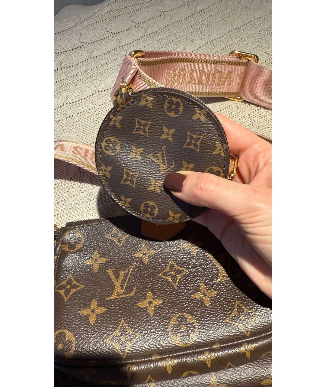 LOUIS VUITTON Коричневая сумка через плечо, фото 4