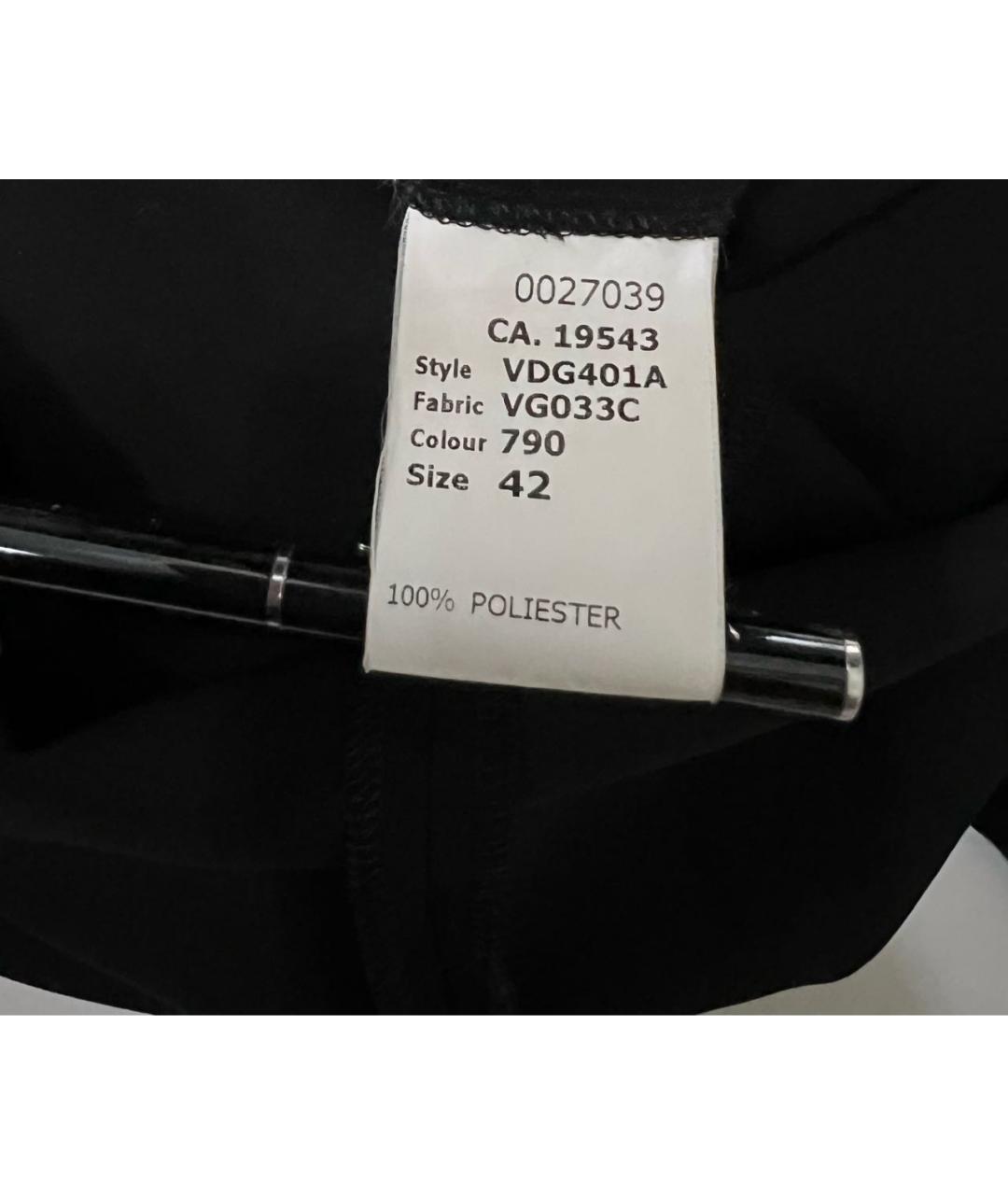 VICTOR AND ROLF Черное полиэстеровое повседневное платье, фото 7