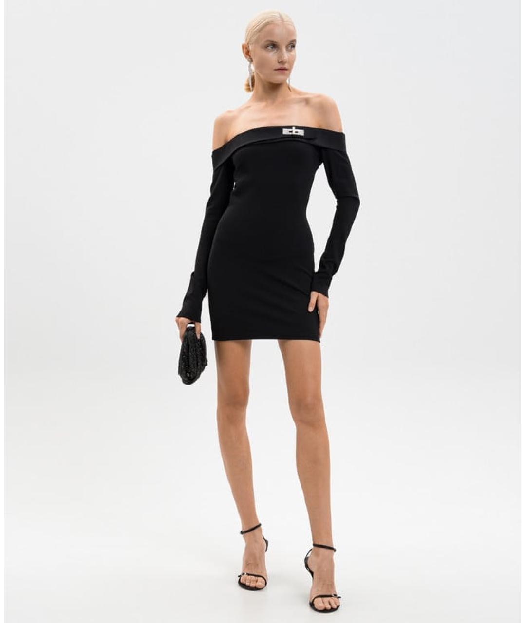 DAVID KOMA Черное коктейльное платье, фото 2