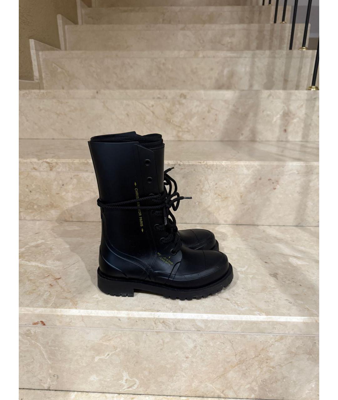 BABY DIOR Черные резиновые полусапоги, фото 6