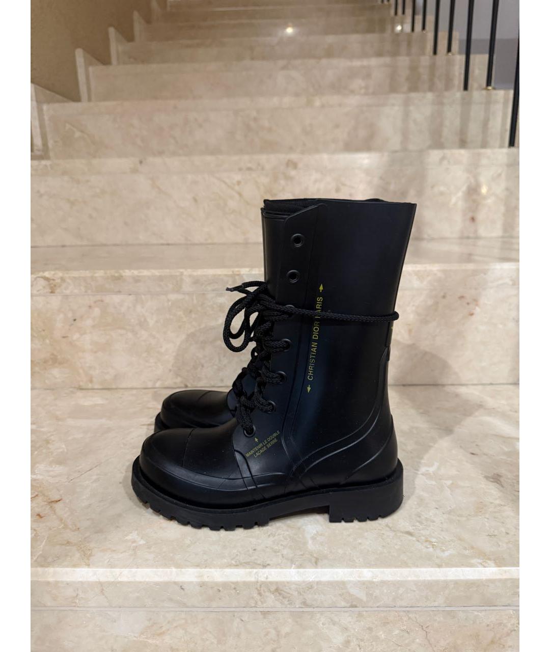 BABY DIOR Черные резиновые полусапоги, фото 3