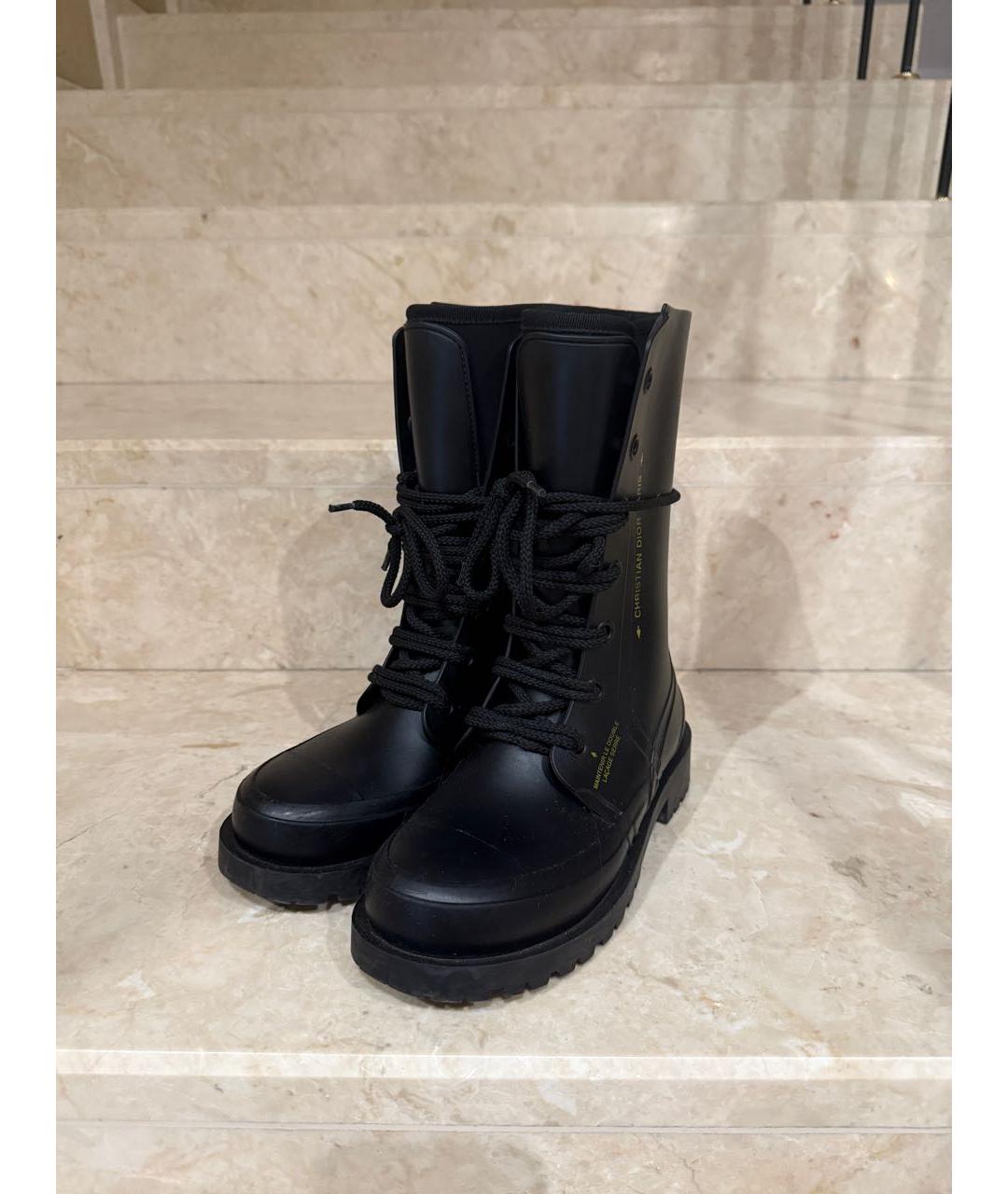 BABY DIOR Черные резиновые полусапоги, фото 4